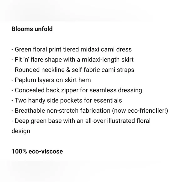 Disturbia Meadow Flowers Floral Print Tiered Midi Dress - Picture 3 of 8